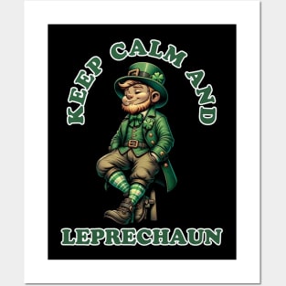 Serenity in Green: The Leprechaun's Mantra Posters and Art
